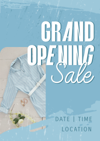 Beachy Boutique Opening Poster Design