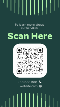 Modern Corporate QR Code Instagram Reel Design