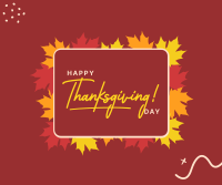 Thanksgiving Border Facebook Post Image Preview