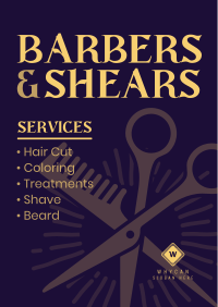 Barbers & Scissors Poster Image Preview