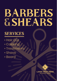 Barbers & Scissors Poster Preview