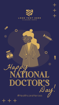 Doctors' Day Celebration Facebook Story Design