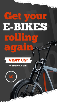 Rolling E-bikes TikTok video Image Preview