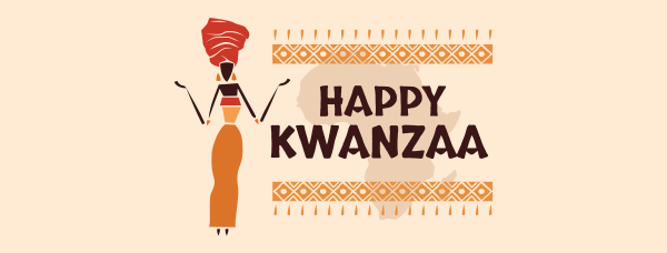 Happy Kwanzaa Celebration  Facebook Cover Design Image Preview