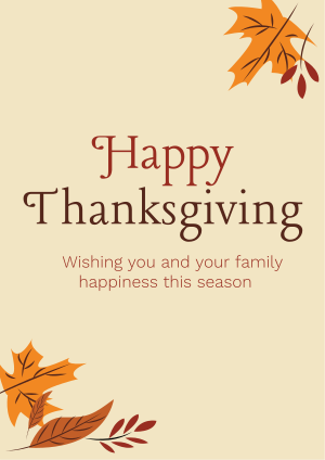 Happy Thanksgiving Flyer Image Preview