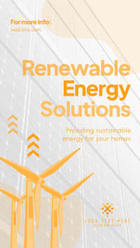 Renewable Energy Solutions Instagram Story Design