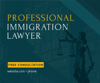 Immigration Lawyer Facebook Post Design