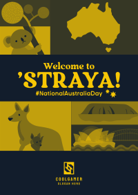 Modern Australia Day  Poster Design
