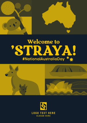 Modern Australia Day  Poster Image Preview