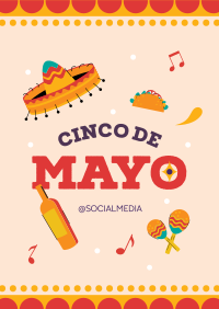 Cinco De Mayo Greeting Letterhead | BrandCrowd Letterhead Maker