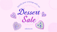 Sugar Cookies Dessert Sale Animation Design