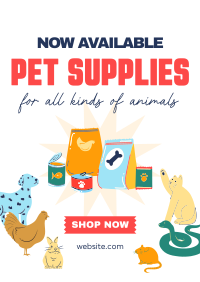 Quirky Pet Supplies Poster Image Preview