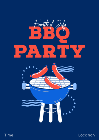 Come at Our 4th of July BBQ Party  Flyer Image Preview