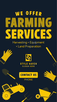 Trusted Farming Service Partner Facebook story Image Preview