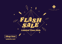 Super Flash Sale Postcard Design