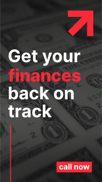 Modern Finance Back On Track Facebook Story Design