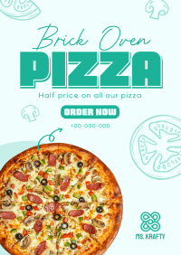 Indulging Pizza Flyer Design