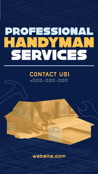 Modern Handyman Service Instagram Reel Image Preview