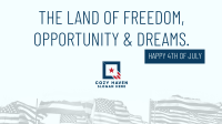 Celebrate 4th of July Facebook Event Cover Image Preview