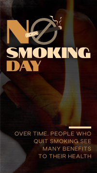 Sleek Non Smoking Day Instagram Reel Image Preview