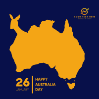 Australia Day Event Instagram Post Design