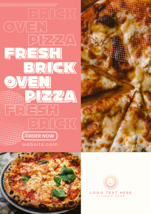 Yummy Brick Oven Pizza Flyer Image Preview