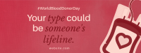 Life Blood Donation Facebook cover Image Preview