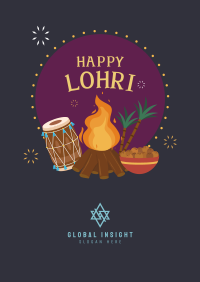 Lohri Badge Poster Image Preview