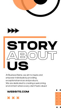 Corporate About Us Facebook Story Design