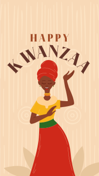 Kwanzaa Tradition Facebook Story Design