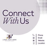 Minimal Contact Us Instagram Post Preview