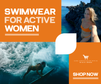 Active Swimwear Facebook Post Design
