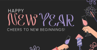New Year Celebration Facebook Ad Design