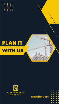 Construction Business Solutions Facebook Story Design