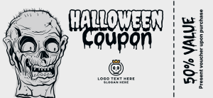 Zombie Head Gift Certificate Image Preview