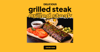 Delicious Grilled Steak Facebook Ad Design
