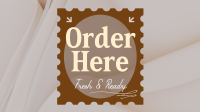 Simple Order Here Animation Preview