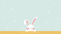 Peeking Easter Bunny Zoom Background Image Preview