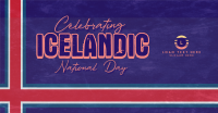 Geometric Icelandic National Day Facebook ad | BrandCrowd Facebook ad Maker