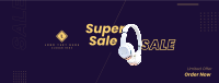 Super Sale Headphones Facebook Cover Design