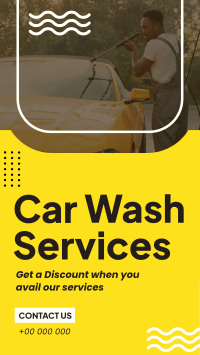 Sleek Car Wash Services YouTube short Image Preview