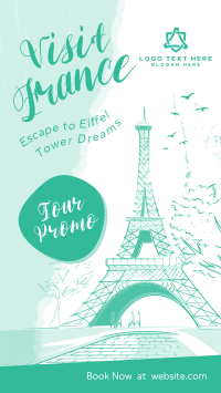 Eiffel Tower Dreams TikTok video Image Preview