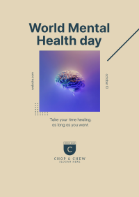 Mental Health Day Poster Image Preview