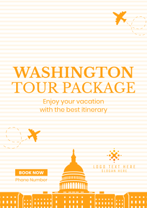 Washington Travel Package Flyer Image Preview