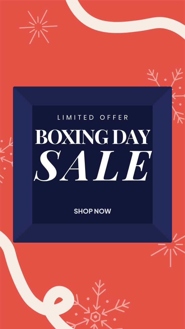 Boxing Day Sale Instagram Story Design Image Preview