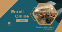 College Online Enrollment Facebook Ad Design