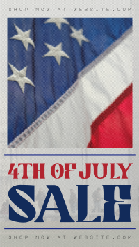 Minimalist 4th of July Sale Instagram Reel Design