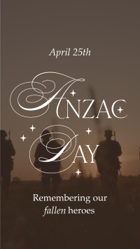 Anzac Day Remembrance Facebook Story Image Preview