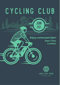 Fitness Cycling Club Flyer Design