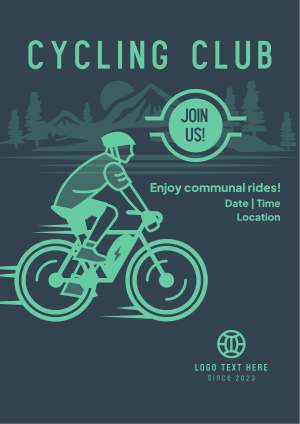 Fitness Cycling Club Flyer Image Preview